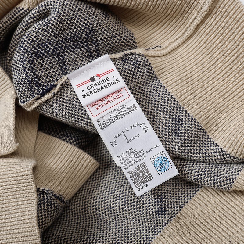 Кардиган MLB Two Front Pockets "Beige" фото № 3