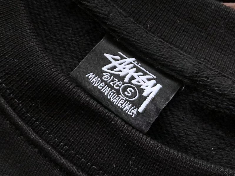 Свитшот Stussy Boot And Inscription Air Zoom Spiridon "Black" фото № 3