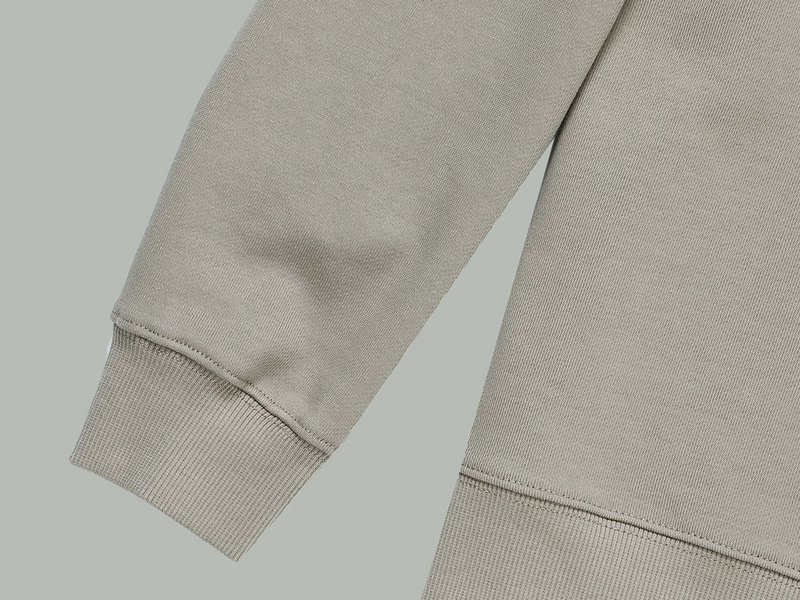 Свитшот Balenciaga With Black Text Logo "Beige/Gray" фото № 6