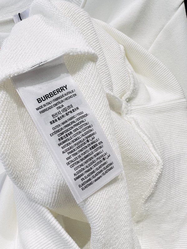 Свитшот Burberry With Logo Patch "White" фото № 3