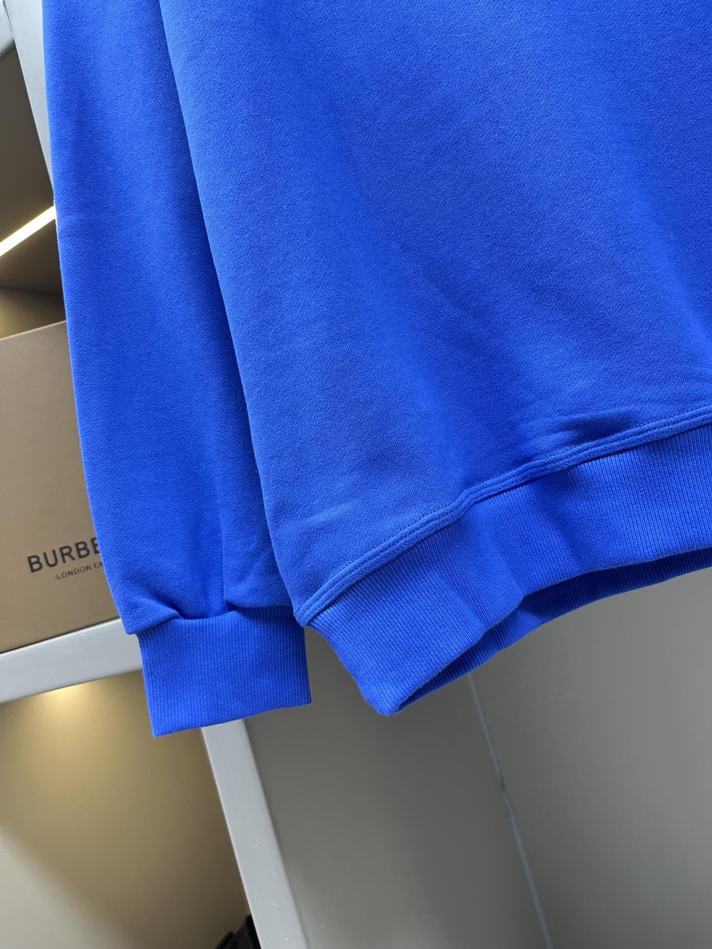 Свитшот Burberry Backside Print Warrior On The Horse "Blue" фото № 7