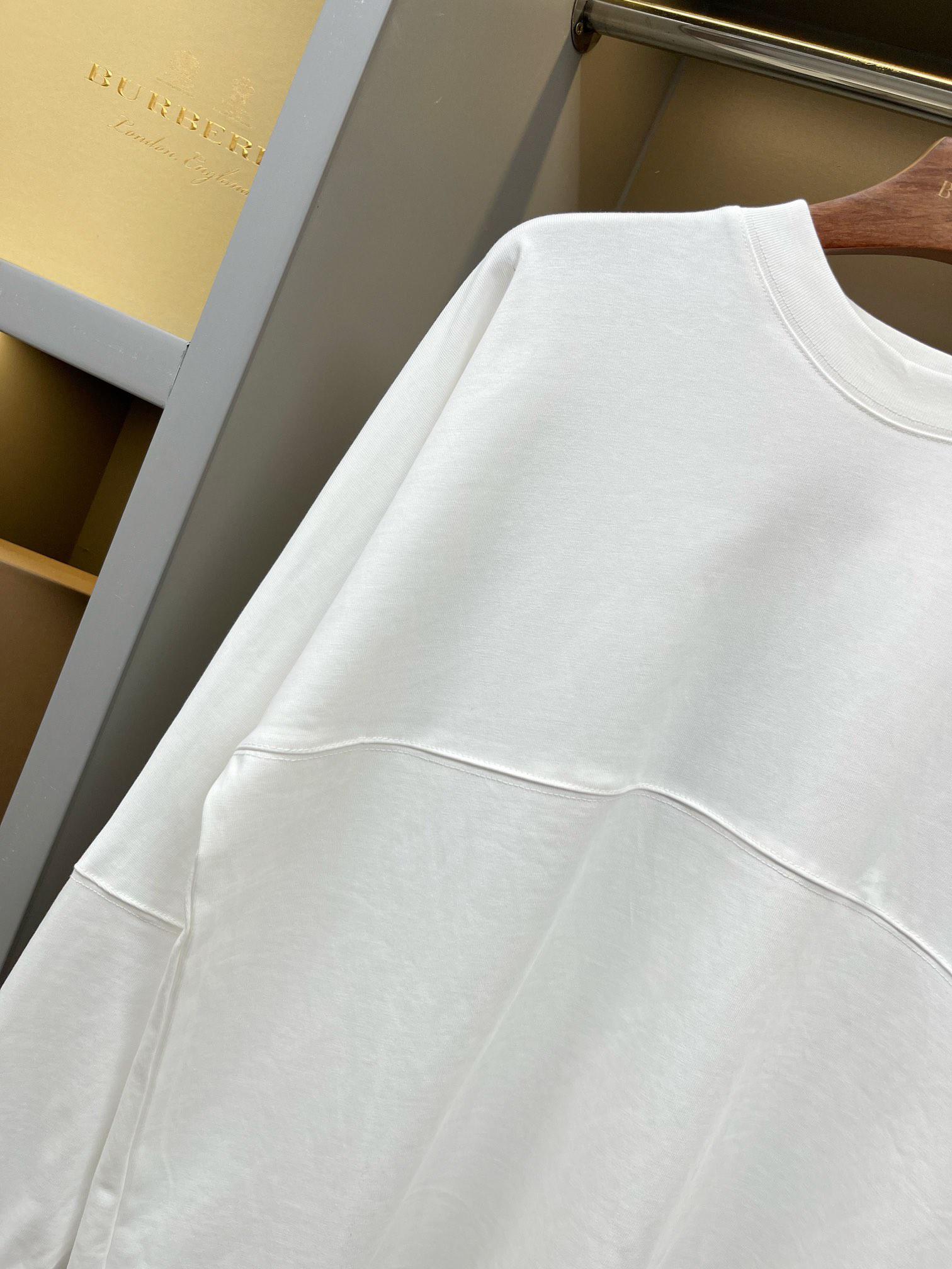 Свитшот Burberry All Backside Contrast Logo Burberry "White" фото № 4