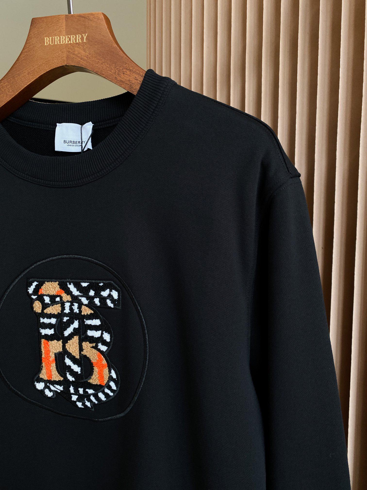 Свитшот Burberry Frontside Leopard Print BT Red Crosses "Black" фото № 3