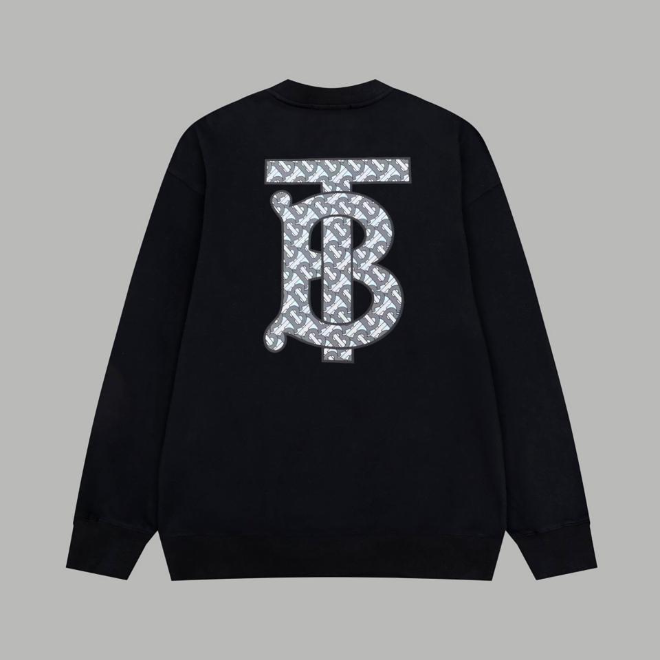 Свитшот Burberry Frontside Contrast Logo Burberry "Black" фото № 2