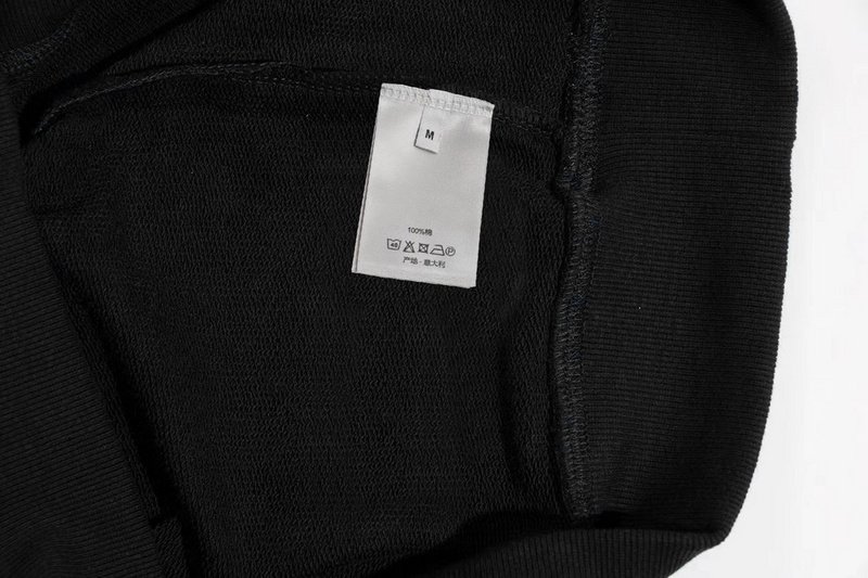 Свитшот Christian Dior With Shiny Logo "Black" фото № 4