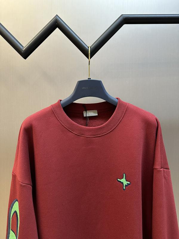 Свитшот Christian Dior Frontside Print Star "Red" фото № 7
