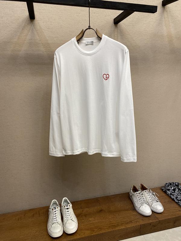 Свитшот Christian Dior Red Heart CD "White" фото № 6