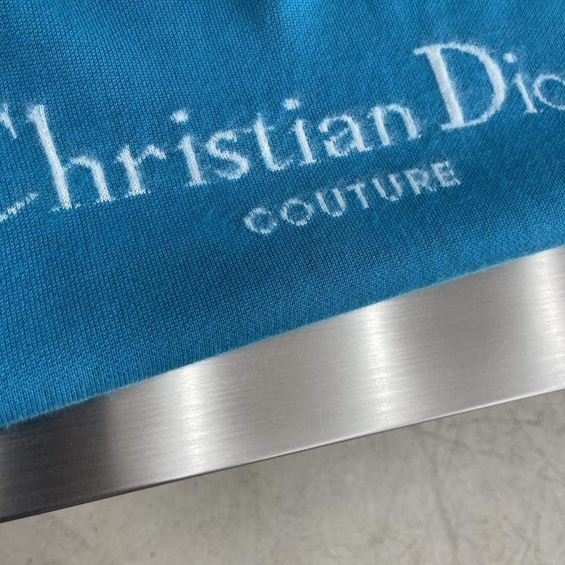 Свитшот Christian Dior Front Logo Christian Dior Couture "Blue" фото № 4