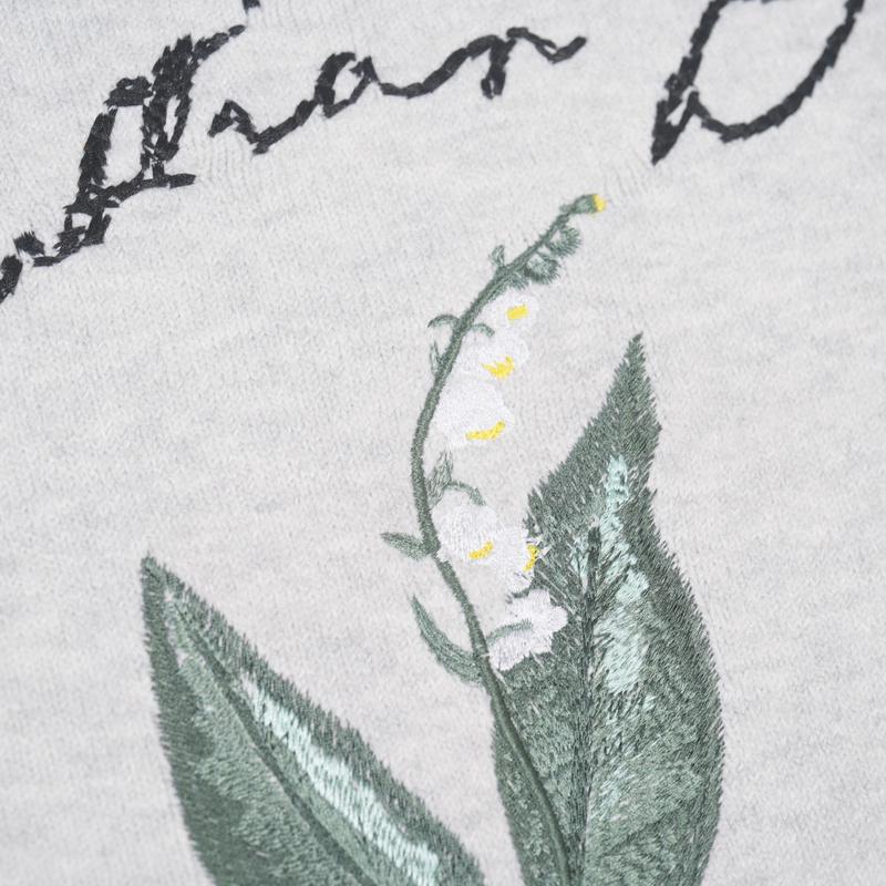 Свитшот Christian Dior Plant "Gray" фото № 5
