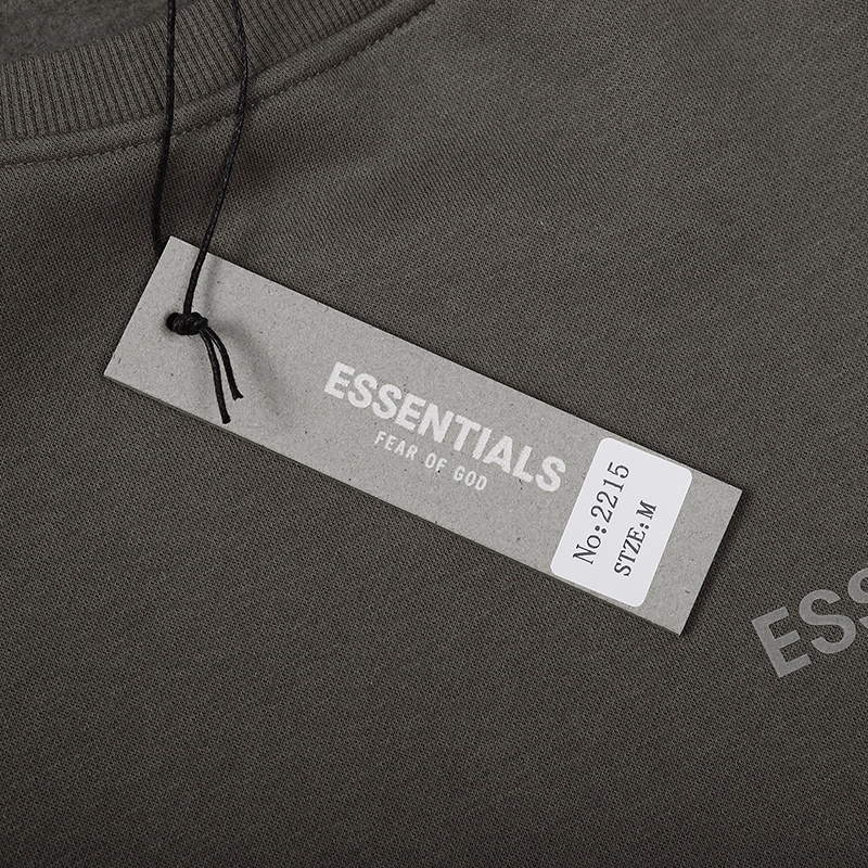 Свитшот Fear Of God With Logo "Gray" фото № 5