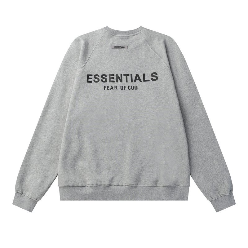 Свитшот Fear Of God Essentials - Cotton With Logo "Gray" фото № 2