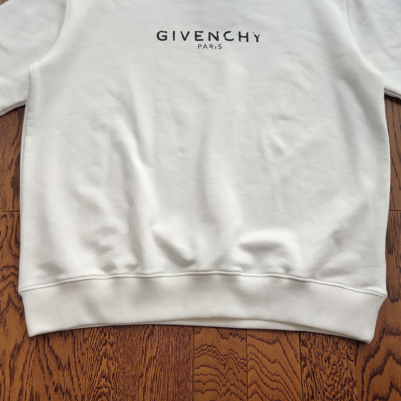 Свитшот Givenchy With Logo Brand "White" фото № 7