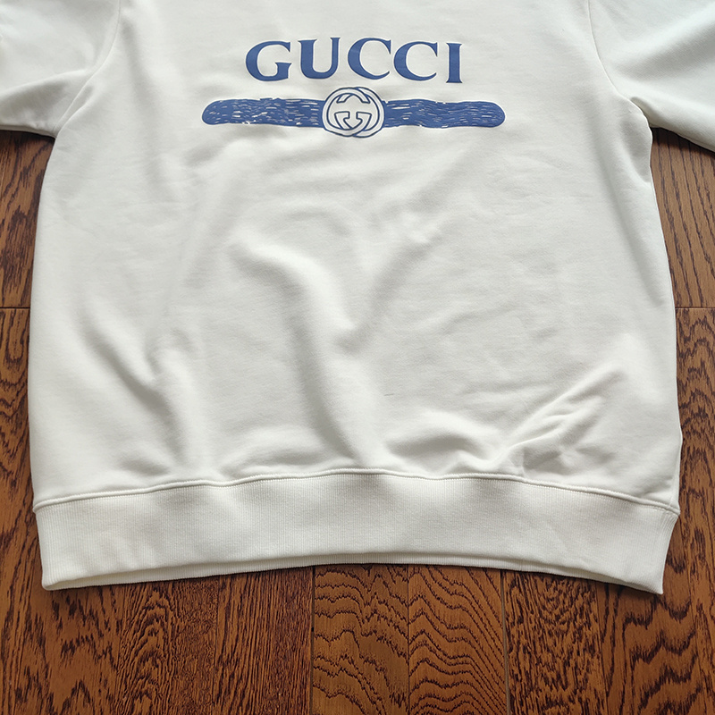 Свитшот Gucci Basic Print "White" фото № 4