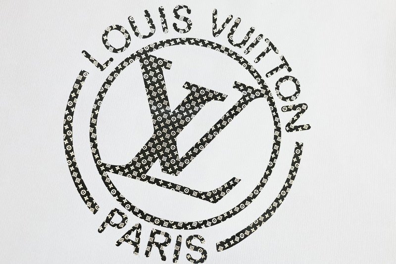 Свитшот Louis Vuitton Round Logo "White" фото № 5