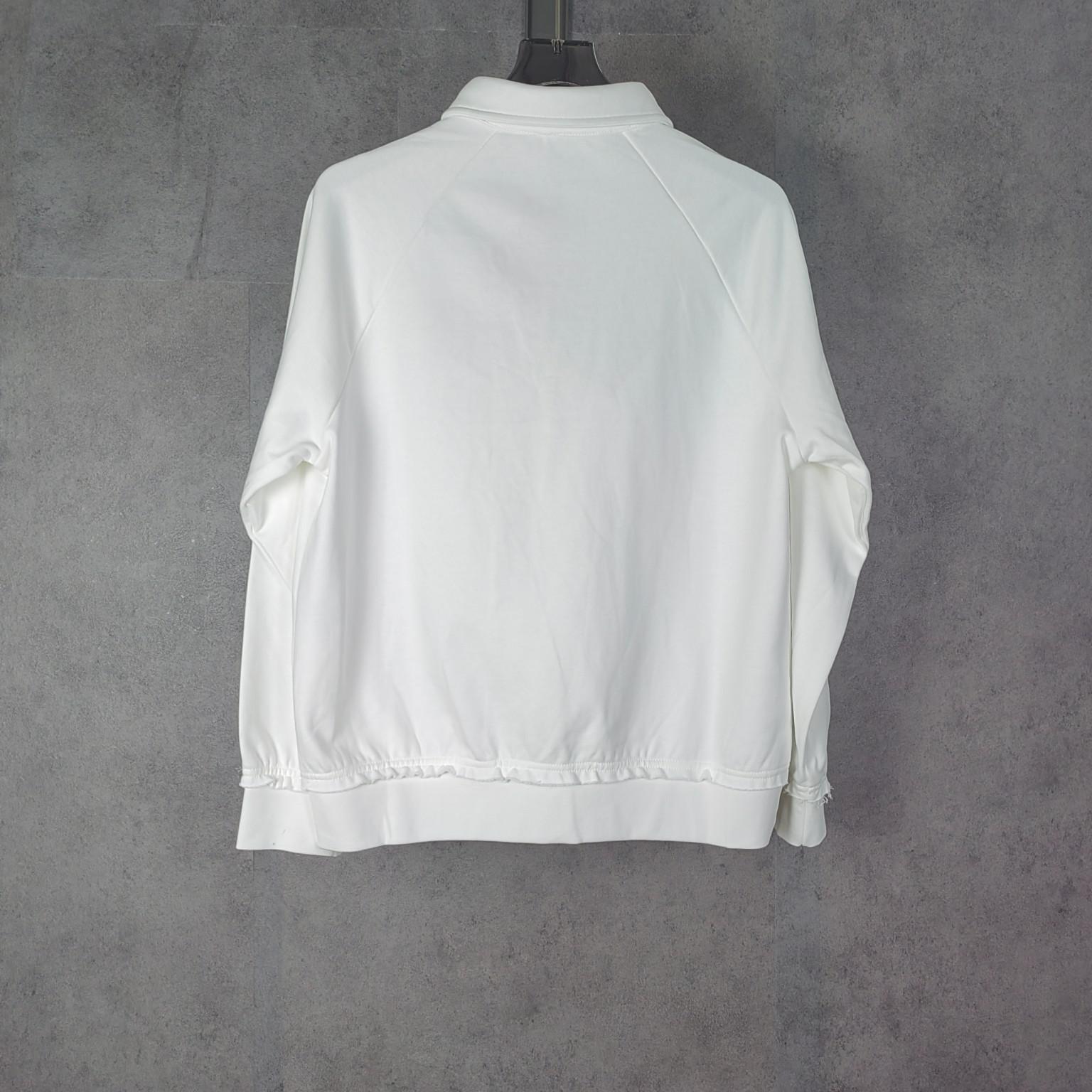 Свитшот Miu Miu Frontside Left Round Logotype Miu Miu "White" фото № 2