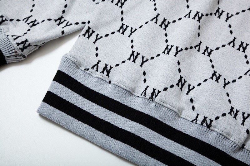 Свитшот MLB Two Stripes Edge Decoration "Gray" фото № 3