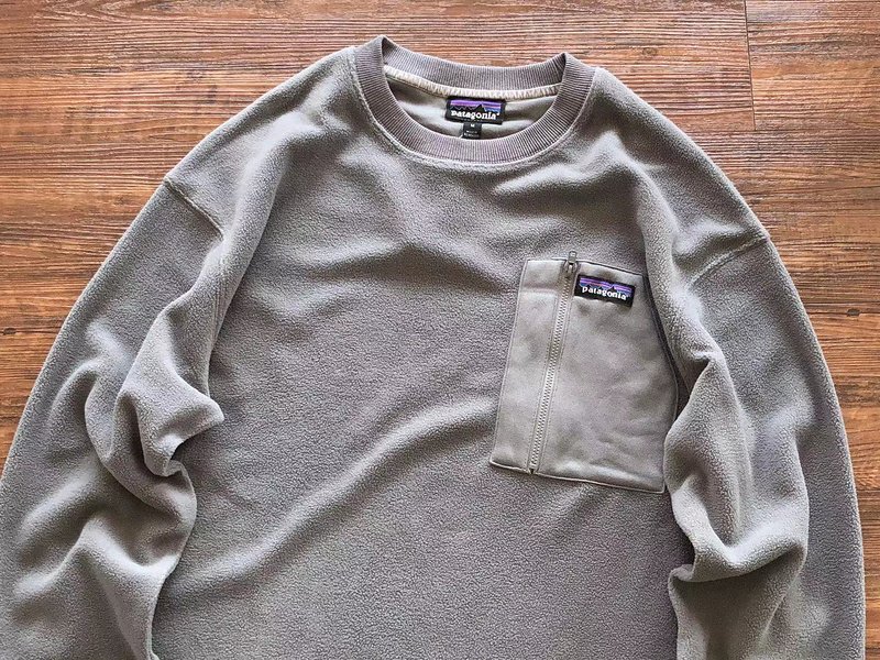 Толстовка Patagonia Front Pocket With Vertical Zipper "Gray" фото № 2