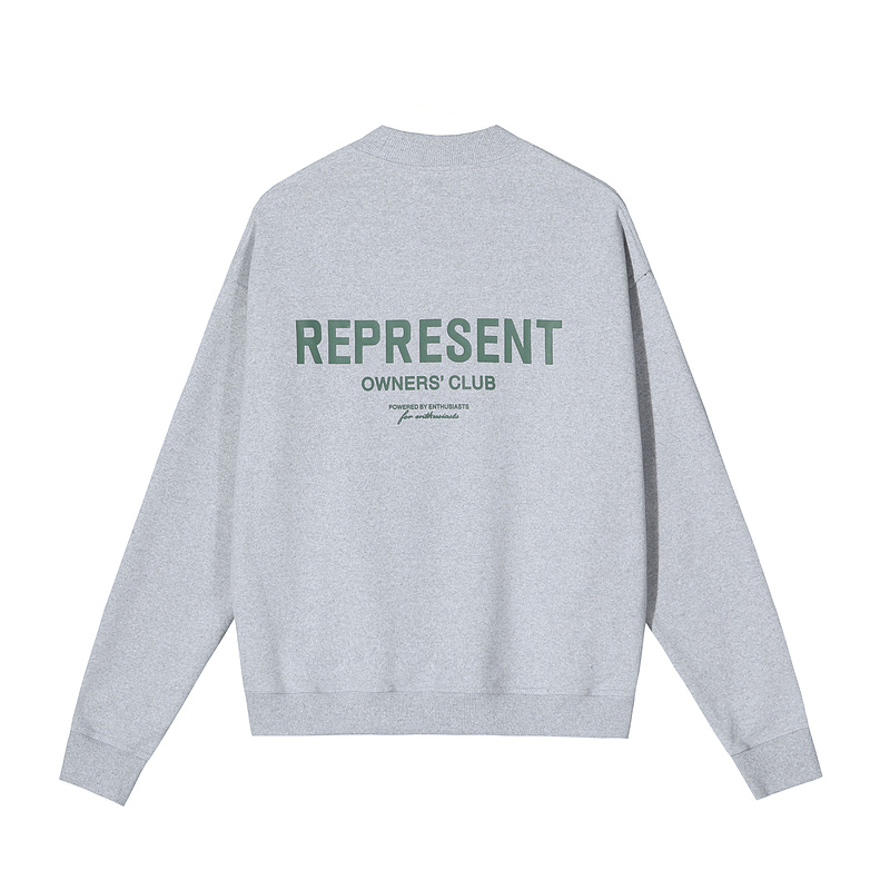 Свитшот Represent Casual "Gray" фото № 9