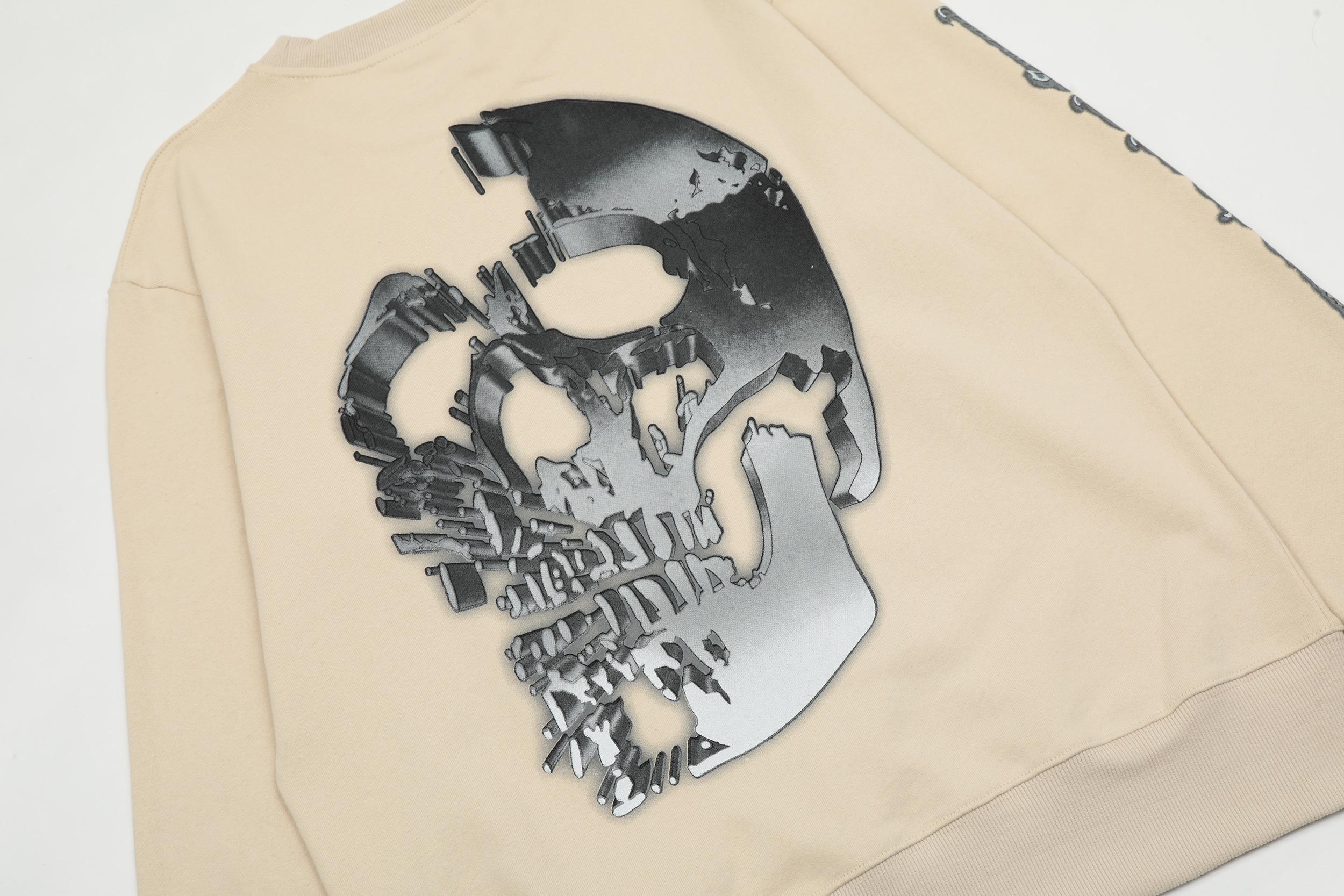 Свитшот Revenge Classic Graphity Skull "Sand" фото № 6