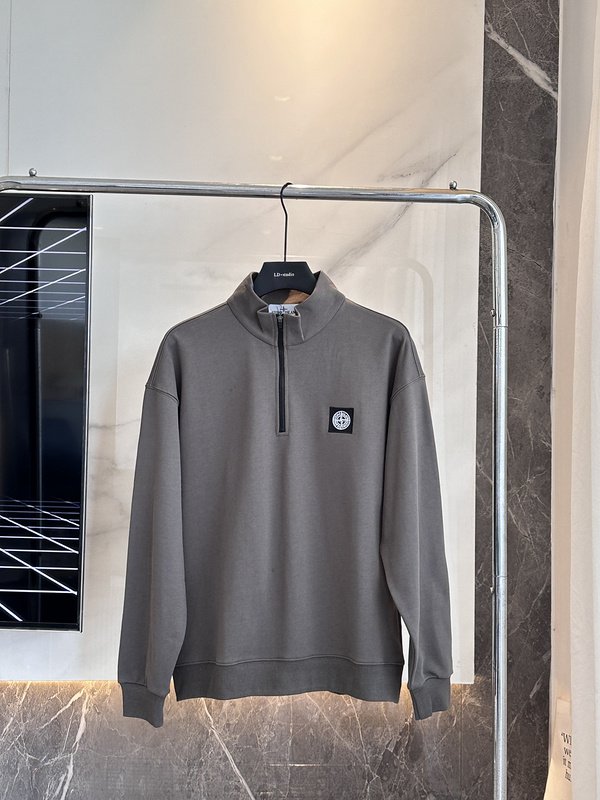 Свитшот Stone Island With Lock "Gray" фото № 2