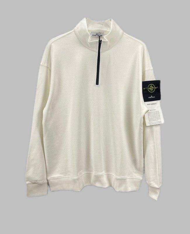 Свитшот Stone Island With Patch With Large Text - ZIP "White" фото № 2