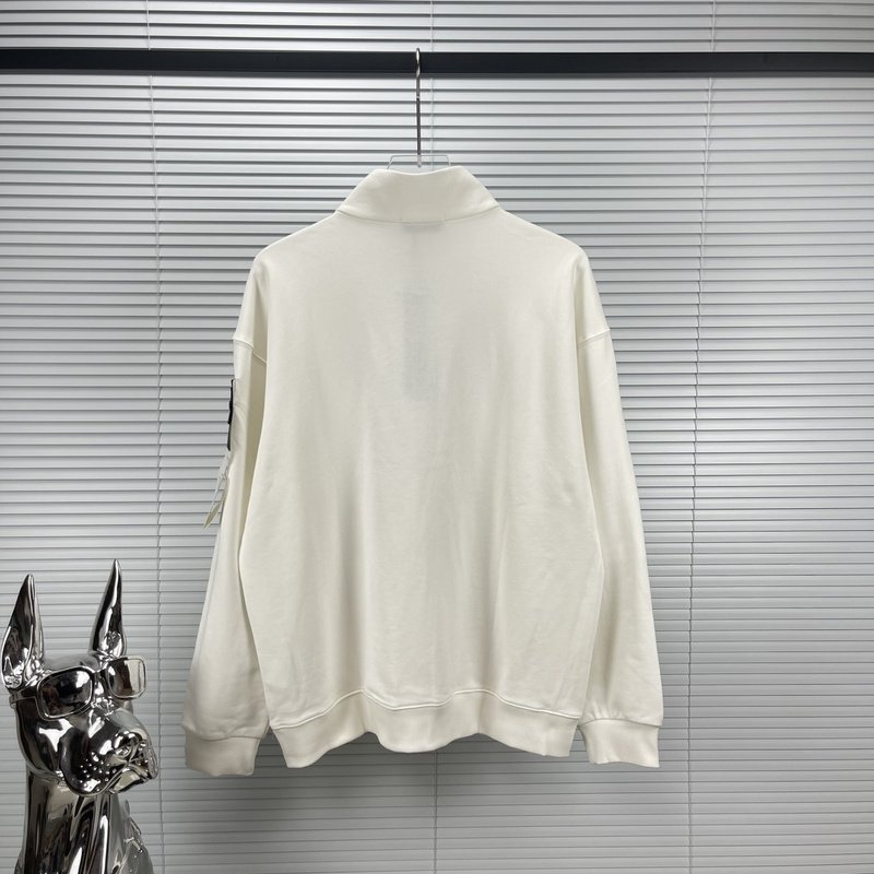 Свитшот Stone Island With Patch With Large Text - ZIP "White" фото № 5