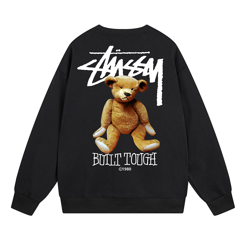 Свитшот Stussy Teddy Bear Built Touch "Black" фото № 2