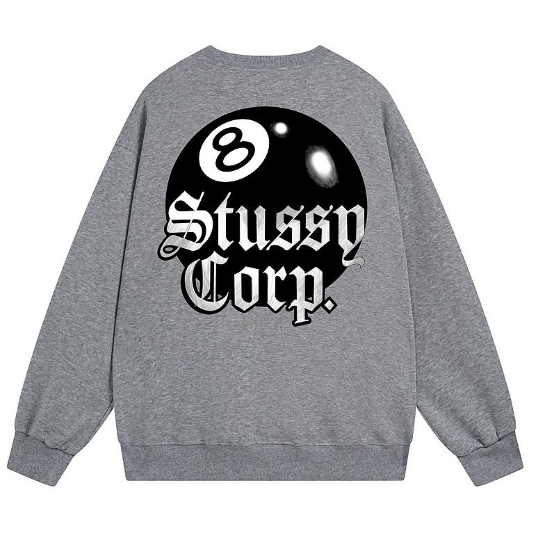 Свитшот Stussy The Eighth Billiard Ball Stussy Corp "Dark Gray" фото № 2