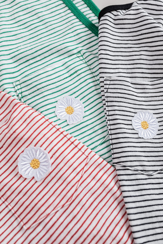 Майка Peaceminusone Chamomile "White/Green" фото № 6