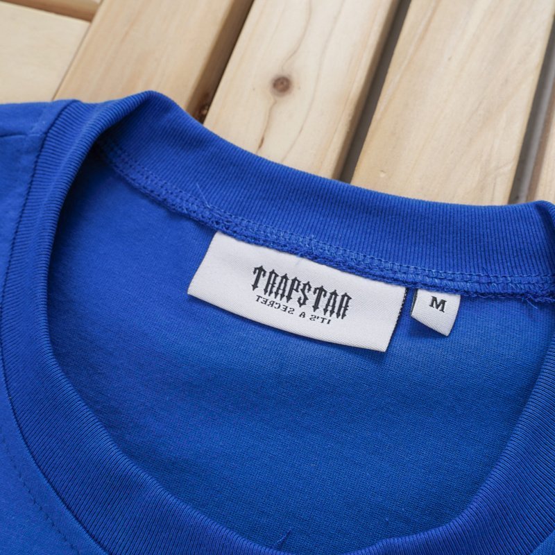 Футболка Trapstar Embroidered Wildcard Style "Blue" фото № 6