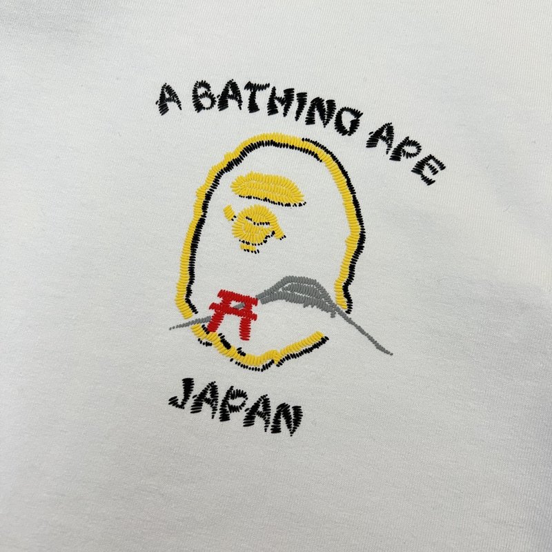 Футболка A Bathing Ape Shall Never Kill "White" фото № 4