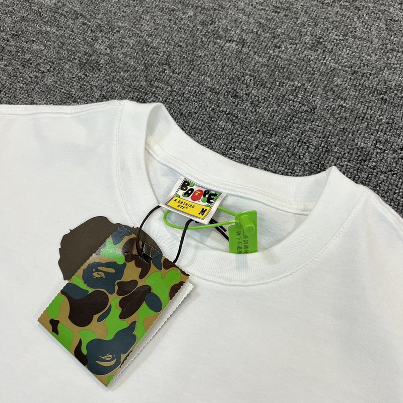 Футболка A Bathing Ape Shall Never Kill "White" фото № 3