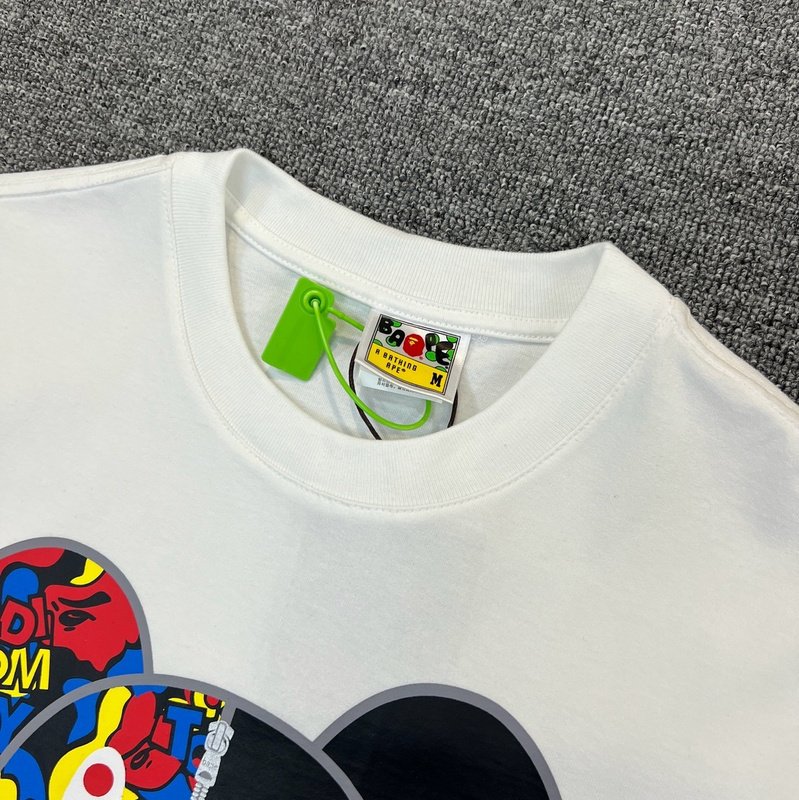 Футболка A Bathing Ape I Am Torn In Half "White" фото № 5