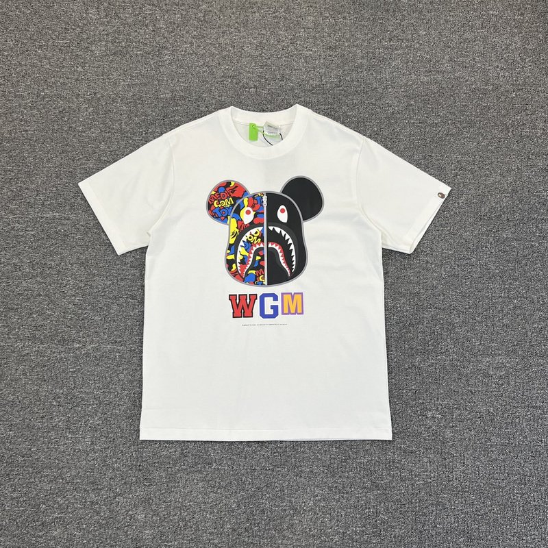 Футболка A Bathing Ape I Am Torn In Half "White" фото № 3