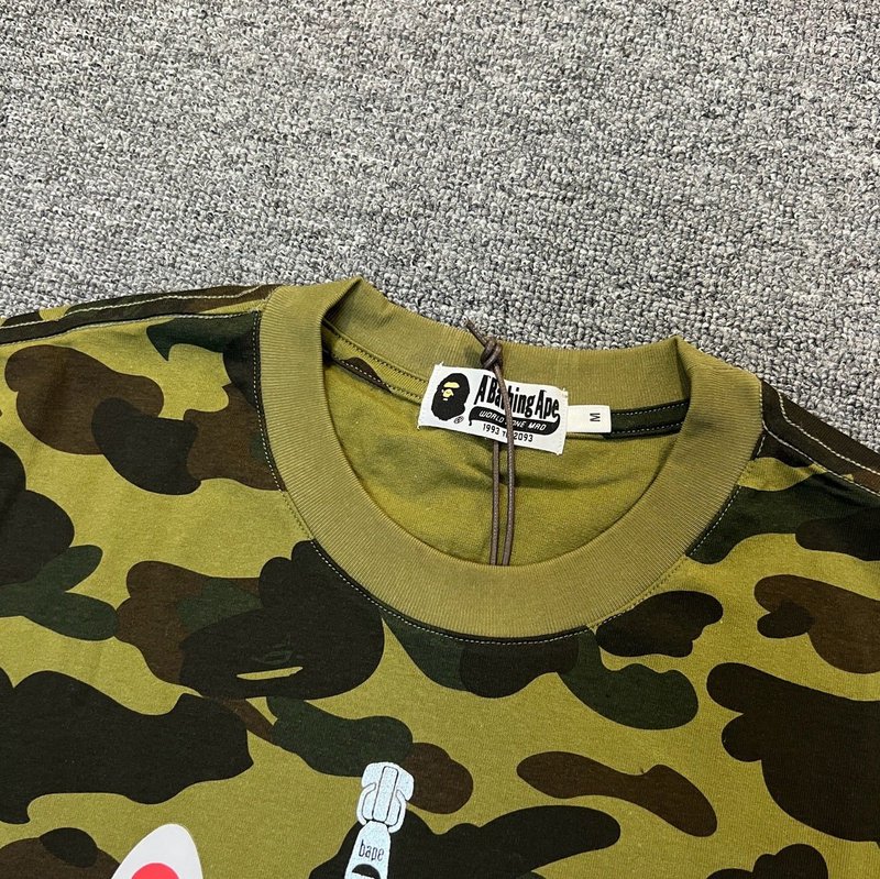 Футболка A Bathing Ape With A Lock "Green" фото № 3