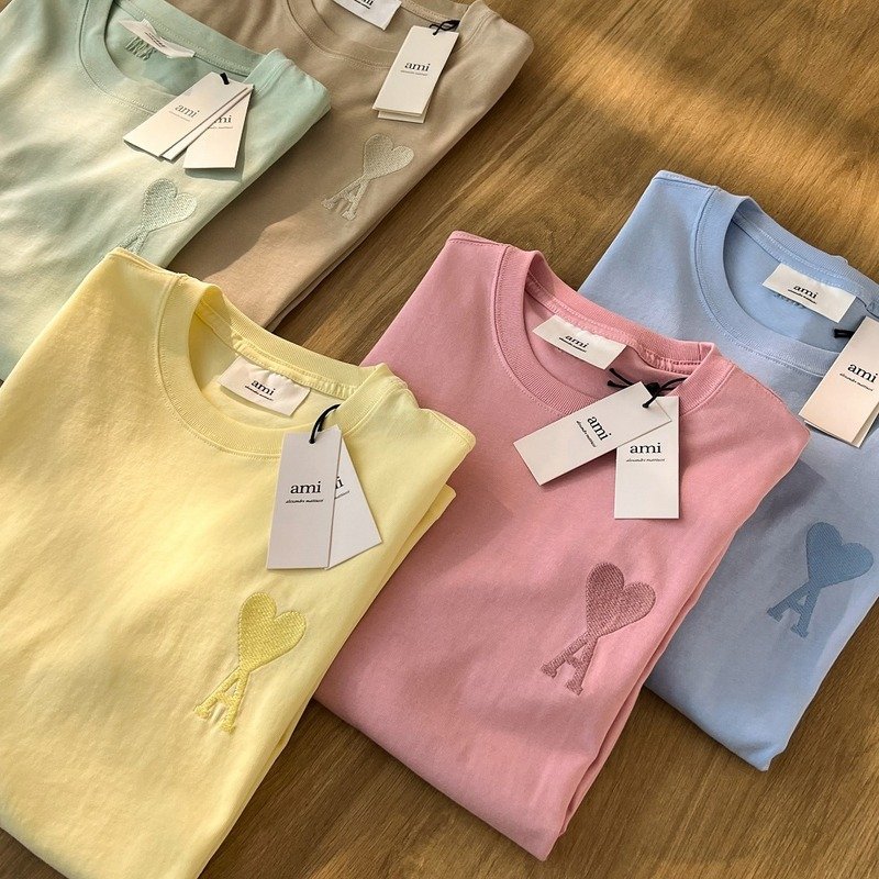 Футболка Amiri With The Ami Logo "Yellow" фото № 2