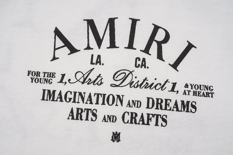 Футболка Amiri Logo Dreams "White" фото № 8