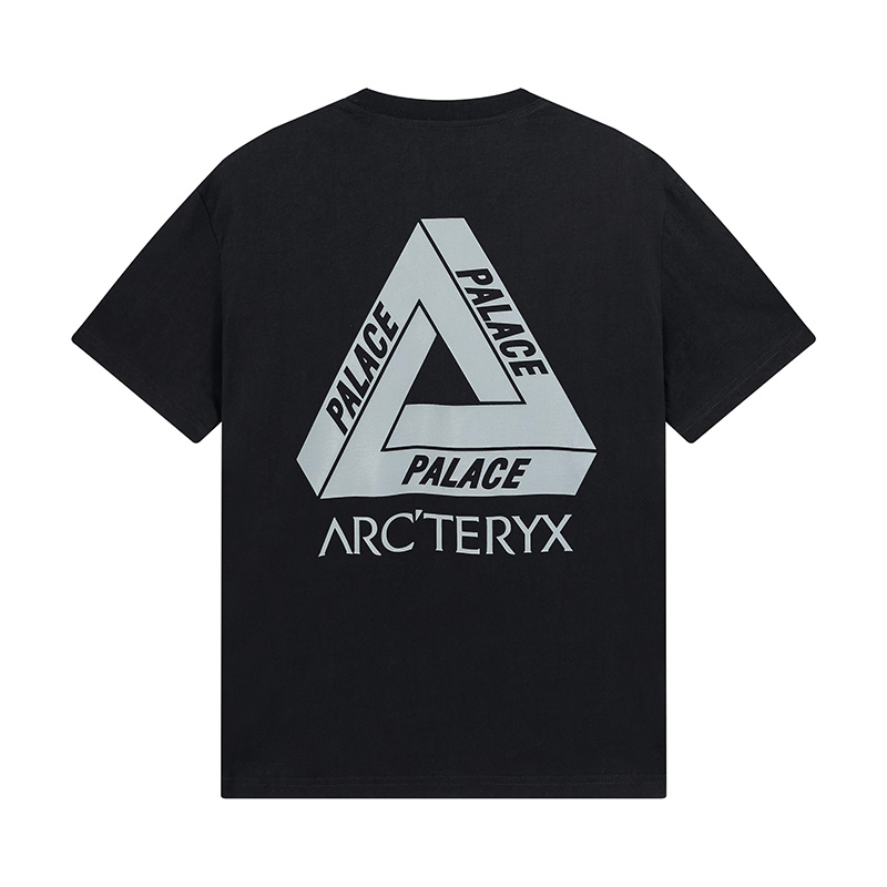 Футболка Arcteryx With The Skeleton Logo "Black" фото № 2