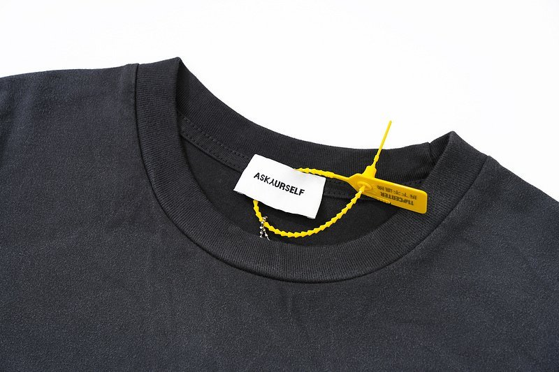 Футболка Askyurself Text Logo In Tattoo Style "Black" фото № 9