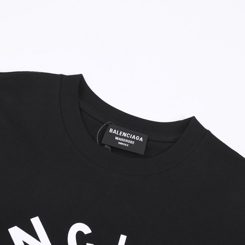 Футболка Balenciaga X Adidas With Text Logo And Emblem "Black" фото № 8