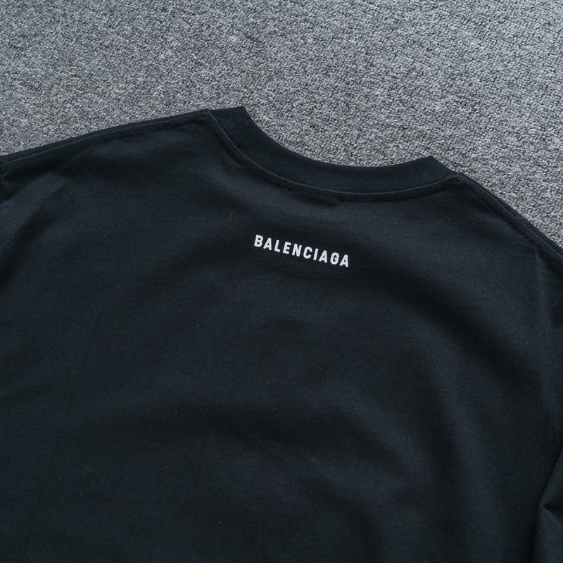 Футболка Balenciaga Cocktail "Black" фото № 7