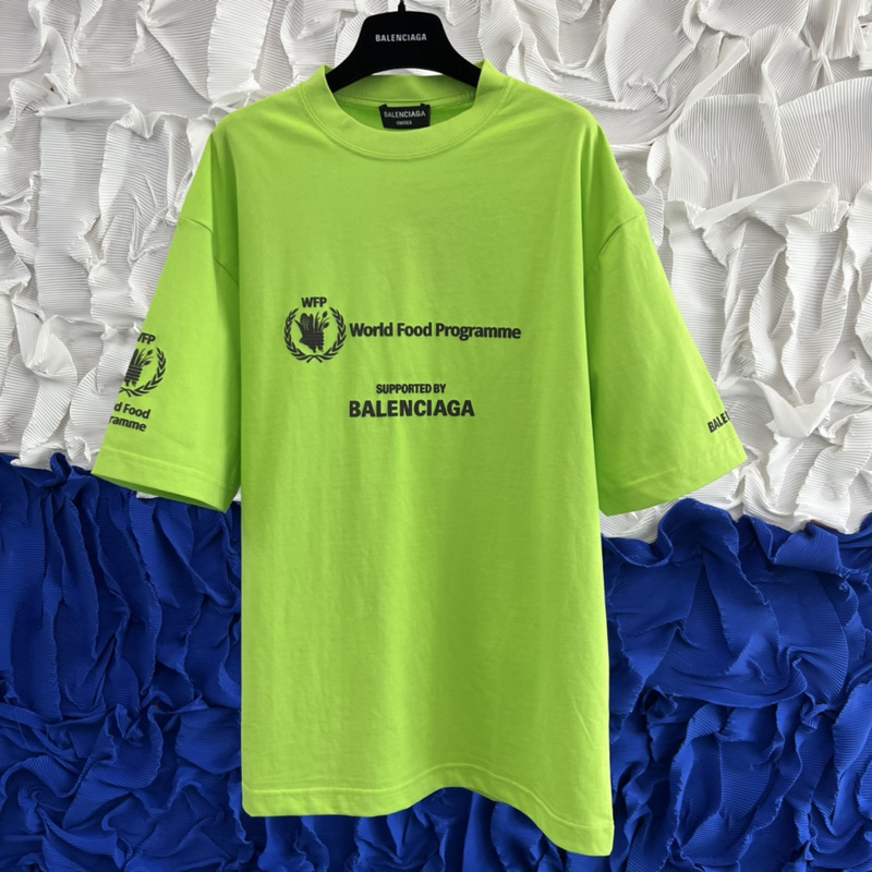 Футболка Balenciaga World Food Programme "Green" фото № 9