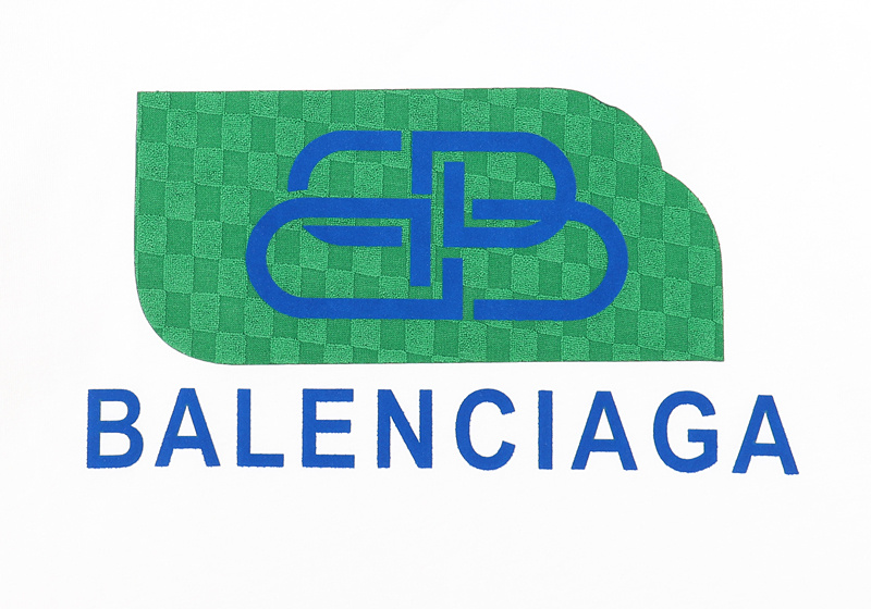 Футболка Balenciaga Brand Style "White" фото № 3