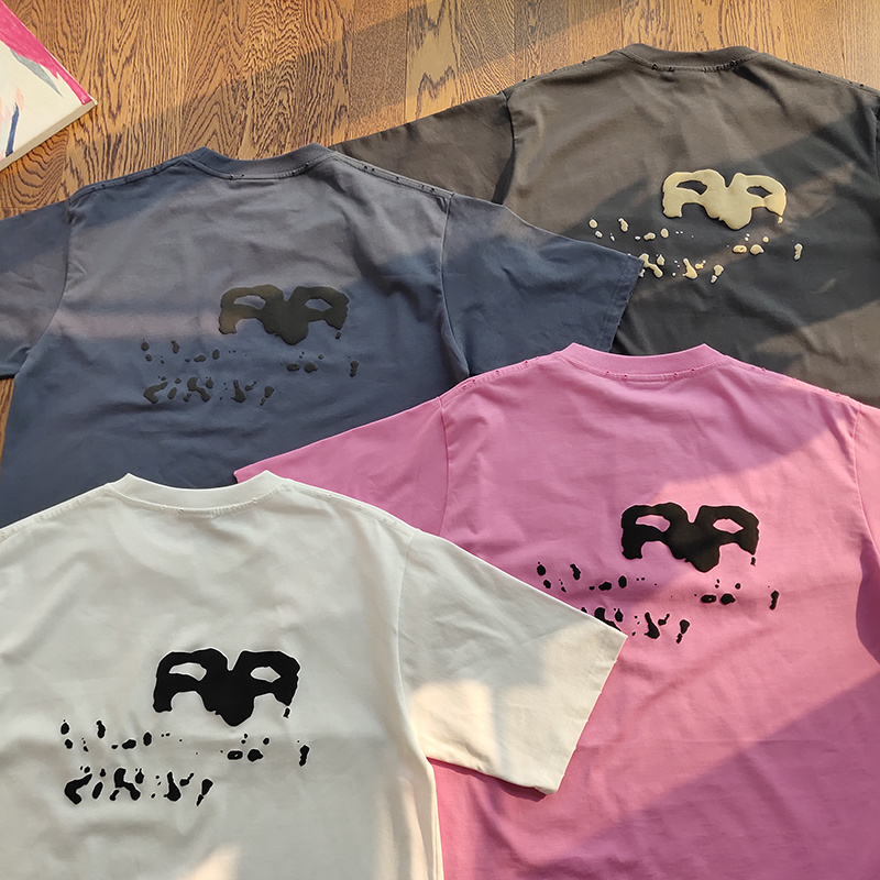 Футболка Balenciaga Voluminous Logo "Blue" фото № 3