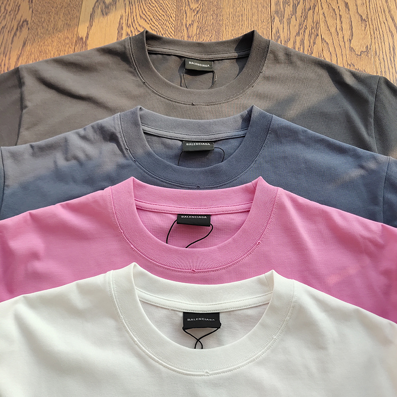 Футболка Balenciaga Voluminous Logo "Blue" фото № 5