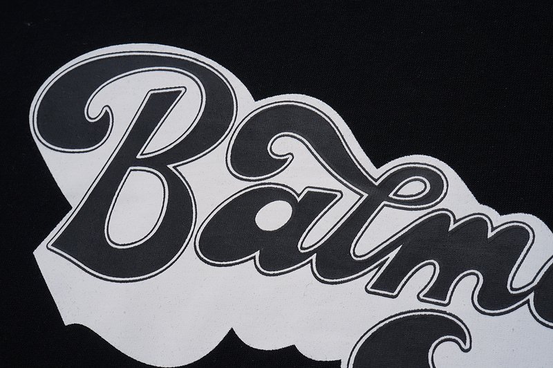 Футболка Balmain Volumetric Logo Inscription "Black" фото № 6