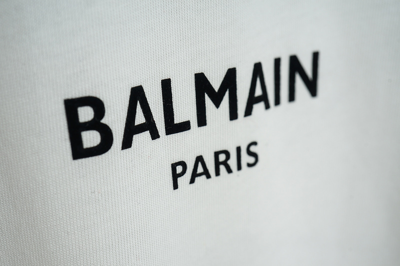 Футболка Balmain Branded "White" фото № 4