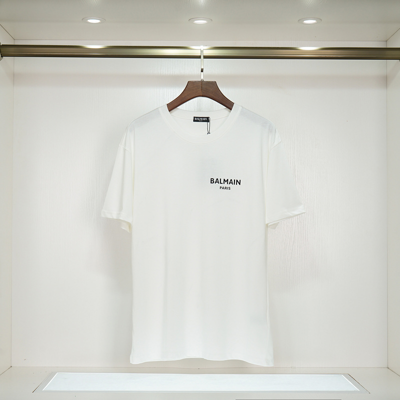 Футболка Balmain Branded "White" фото № 5