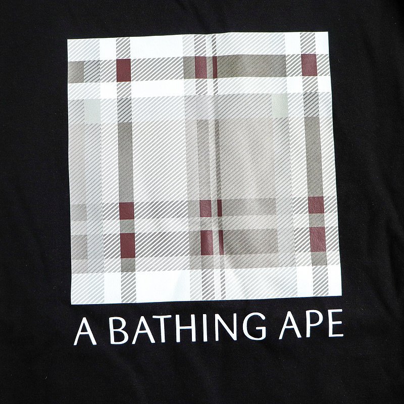 Футболка Bape Colorful Front Rectangle And Sleeves Decorated By Monkeys "Black" фото № 6