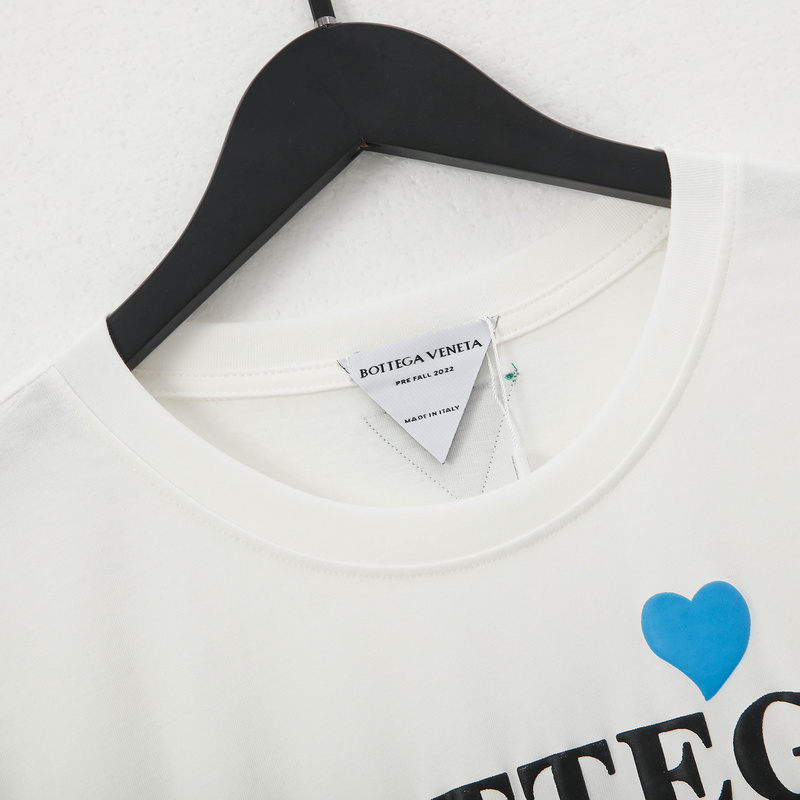 Футболка Bottega Veneta Crossed Out Word "White" фото № 2